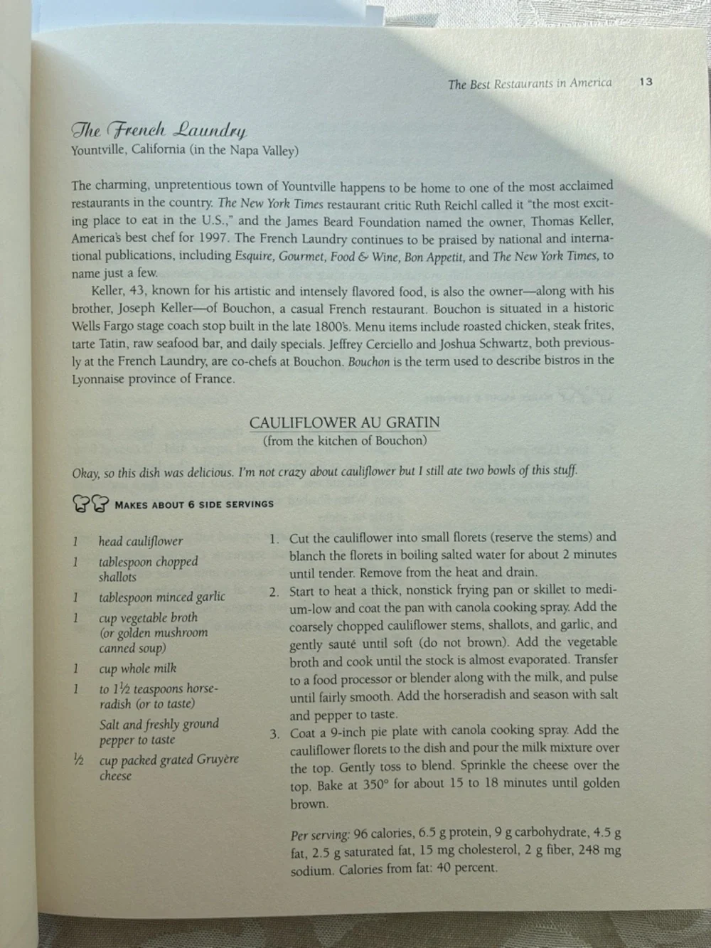 Chez Moi: Lightening Up Recipes from Famous Restaurants Cookbook Softcover